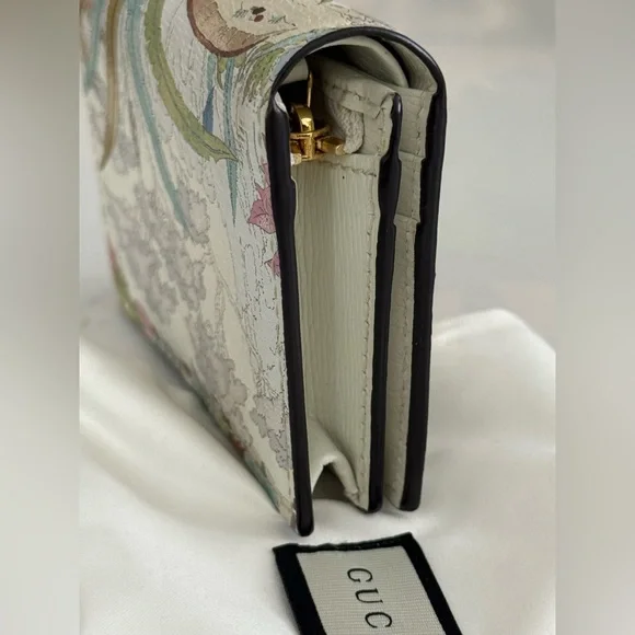 Gucci Shangai Calfskin Tiger Savanah Horsebit 1955 Card Case Wallet ~ NWOT - Picture 10 of 12